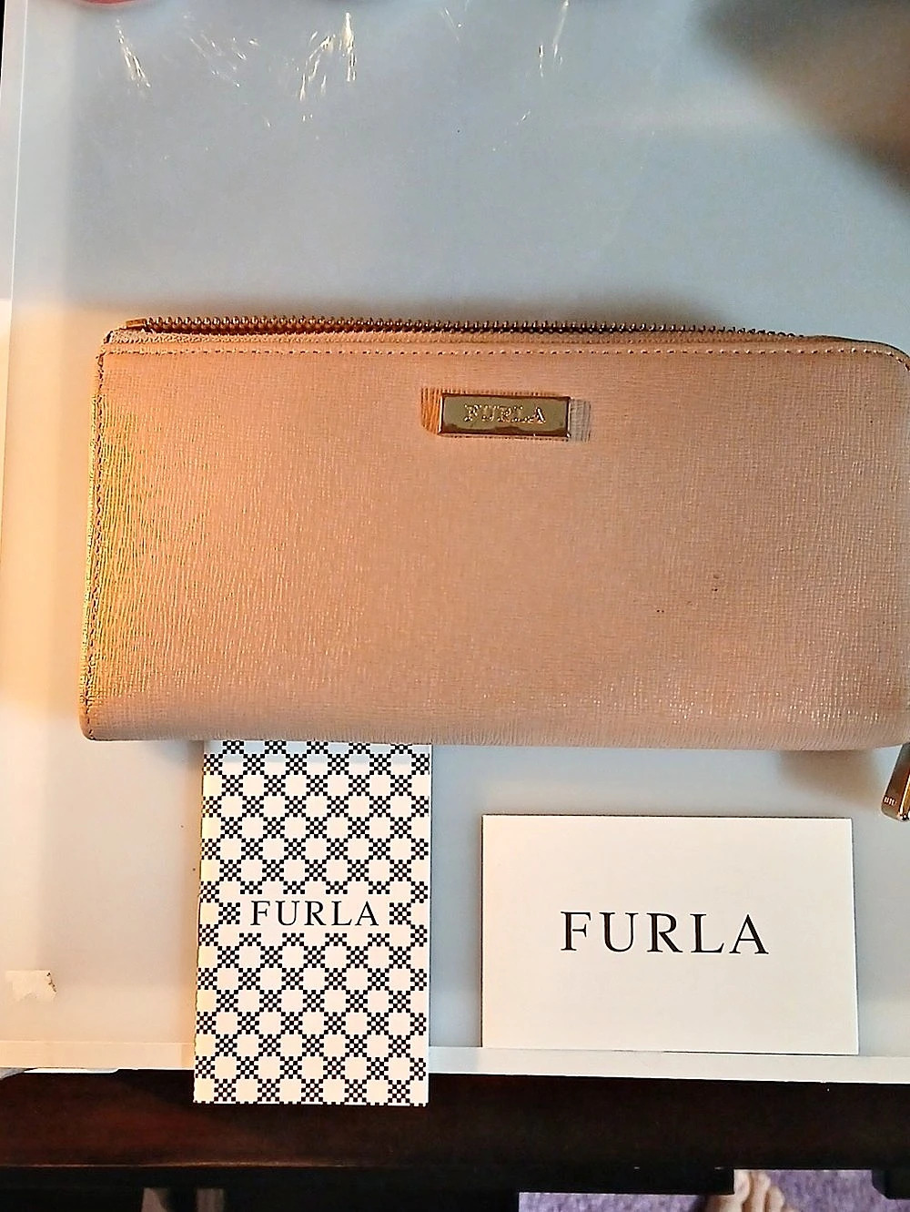 Furla Babylon XL Zip Around Wallet in Pink